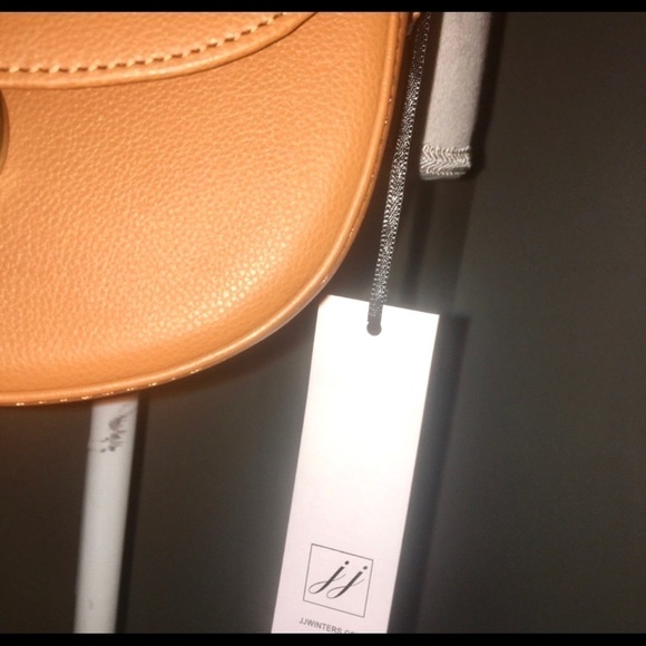 NWT JJ WINTERS flap top genuine leather BAG - Picture 4 of 6